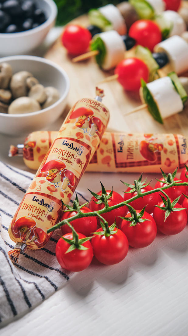 Канапе с творожным продуктом